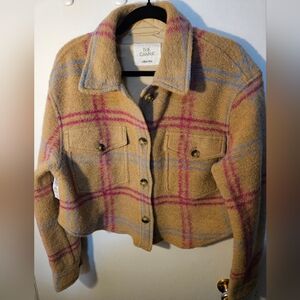 Wilfred Free The Ganna Cropped Wool Shacket